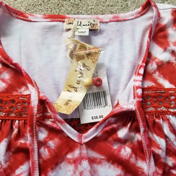 World Unity Tie-Dye Printed Top - Picture 6 of 12